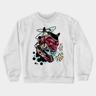 hannya cyber Crewneck Sweatshirt